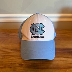 Captivating Headgear UNC North Carolina Tar Heels Hat Blue White Adjustable Cap